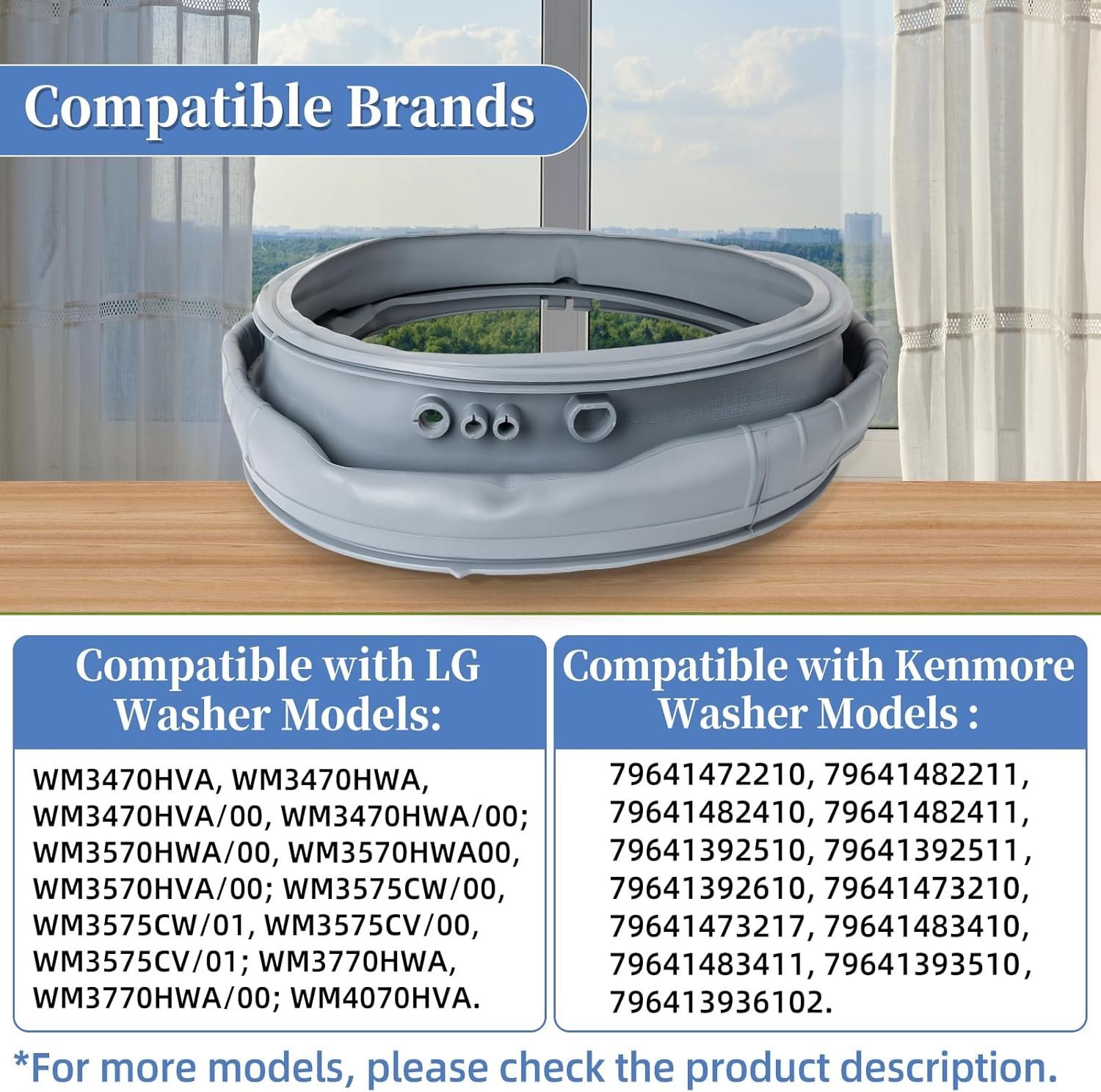 MDS 47123605 Washer Door Seal - Image 3
